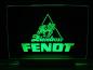Preview: Fendt Dieselross Oltimer Traktor LED Schild